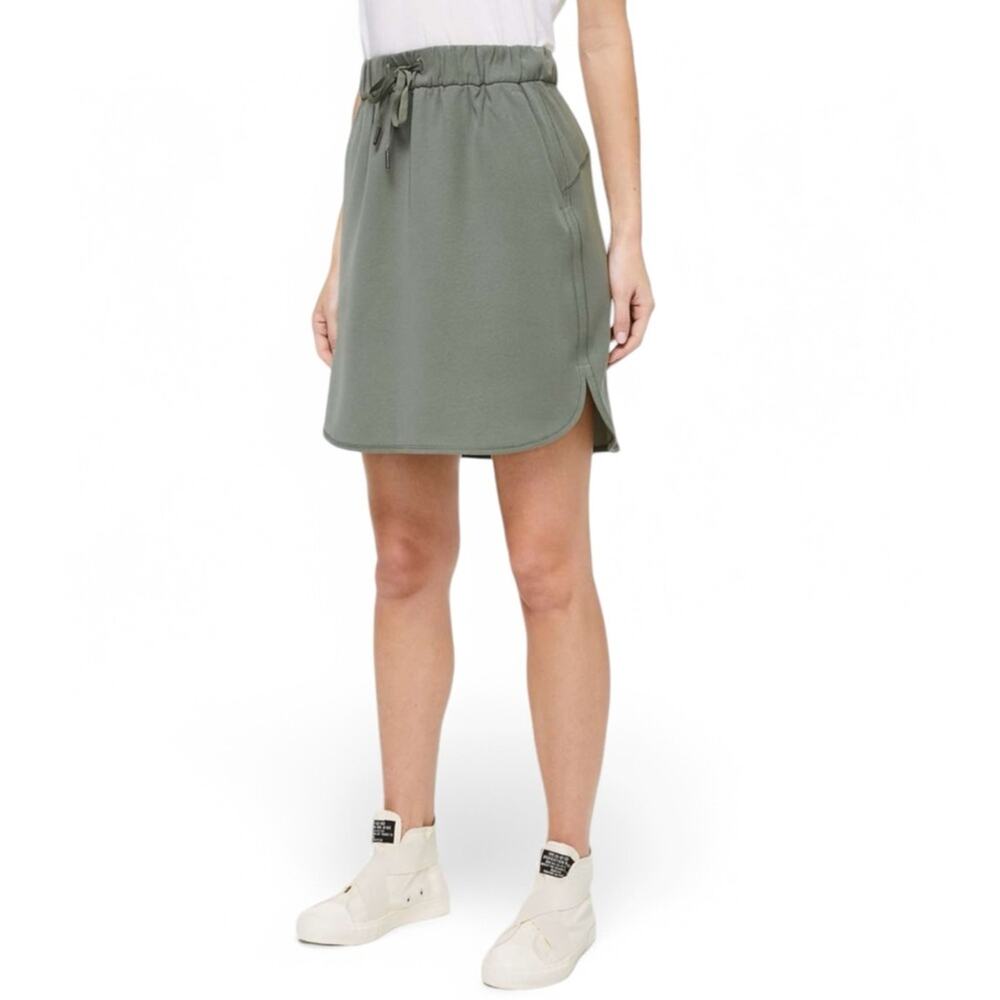 lululemon athletica Olive Drawstring Mini Skirt